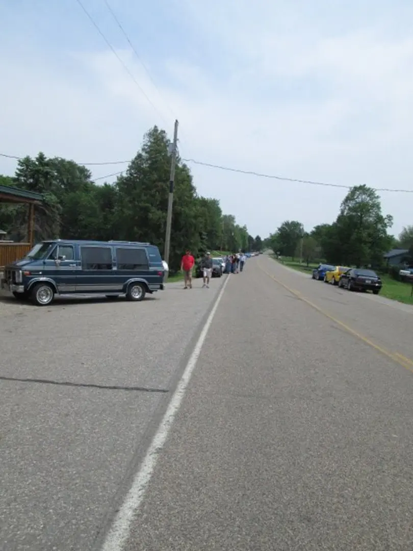 Quiet countryside street scene