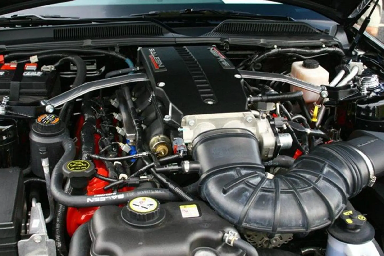 Car engine with performance modifications