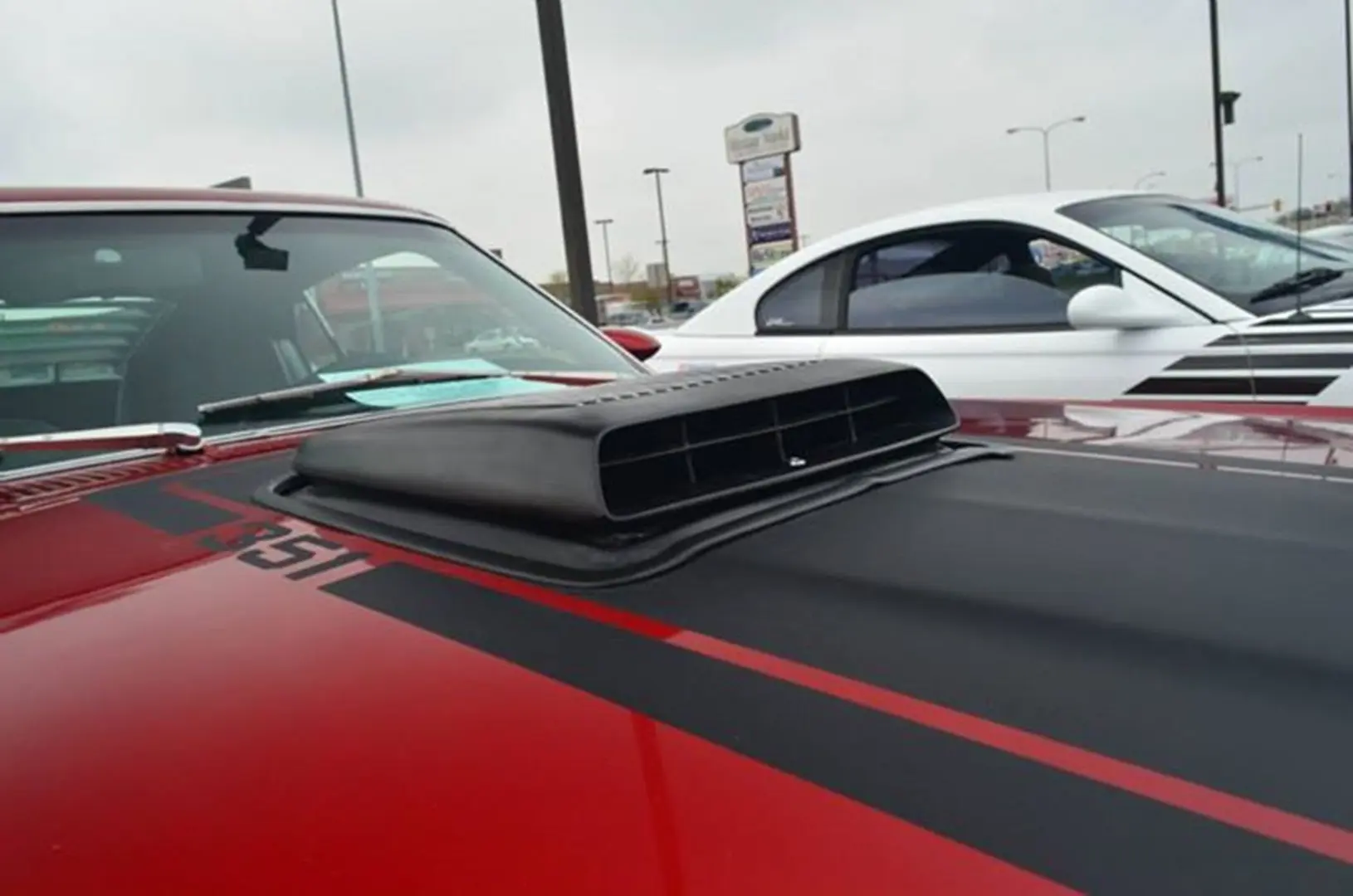 Classic cars parked side by side