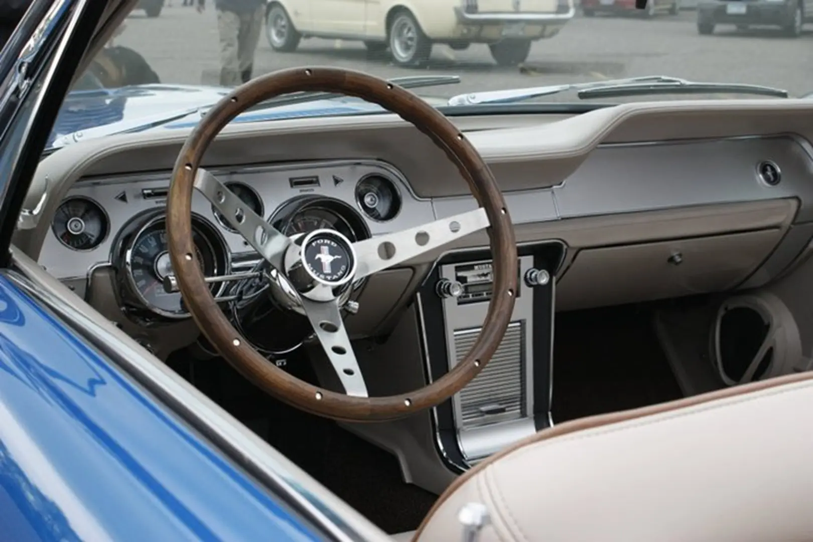 Classic dashboard features retro design elements