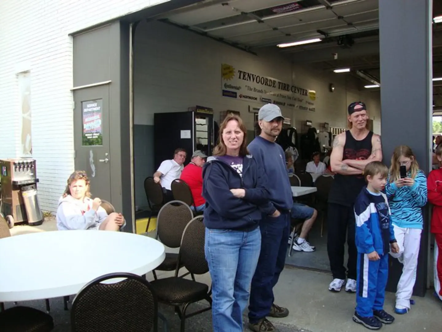 Family event at a service center