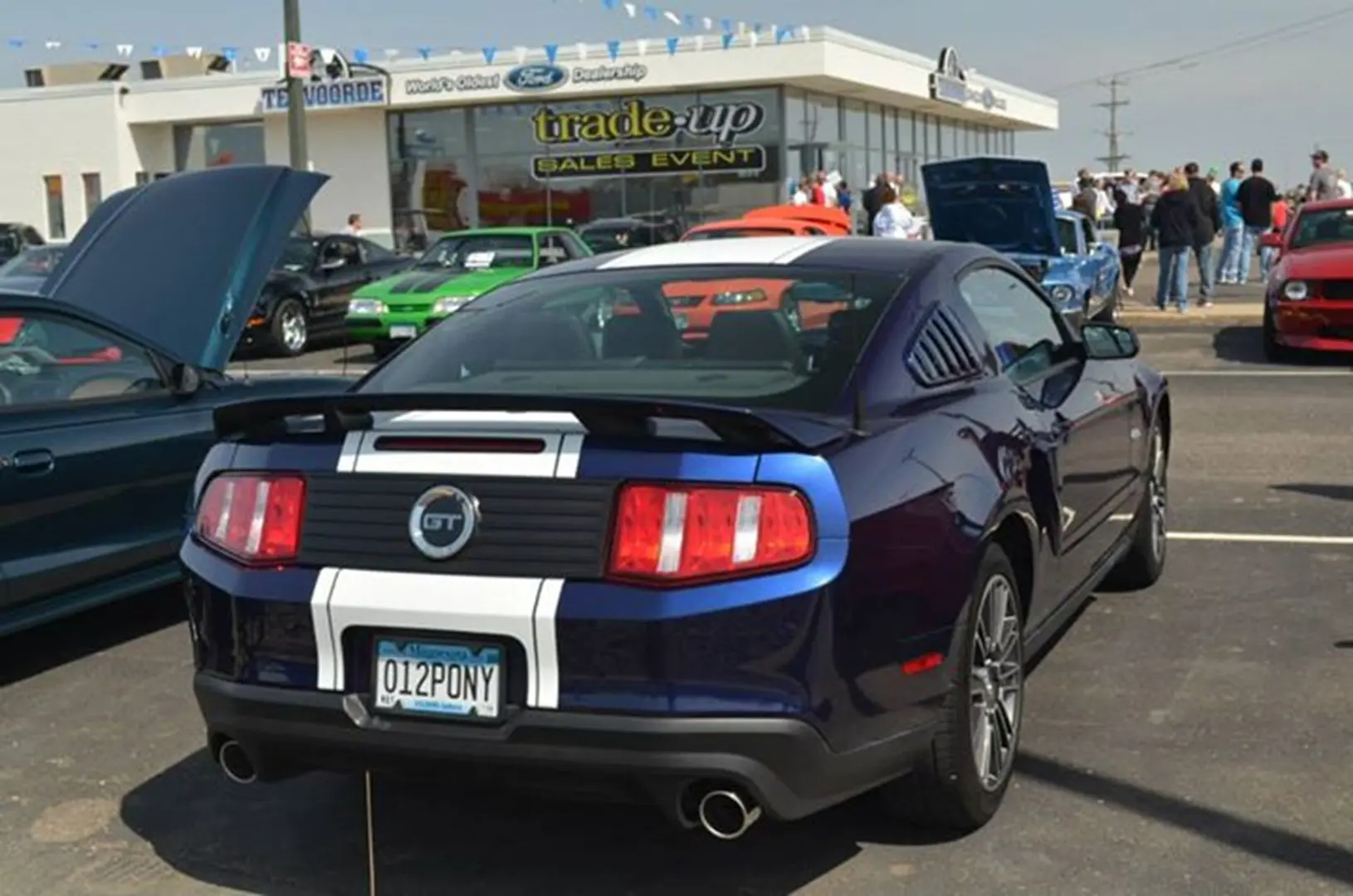 Classic Mustang GT parked outdoors