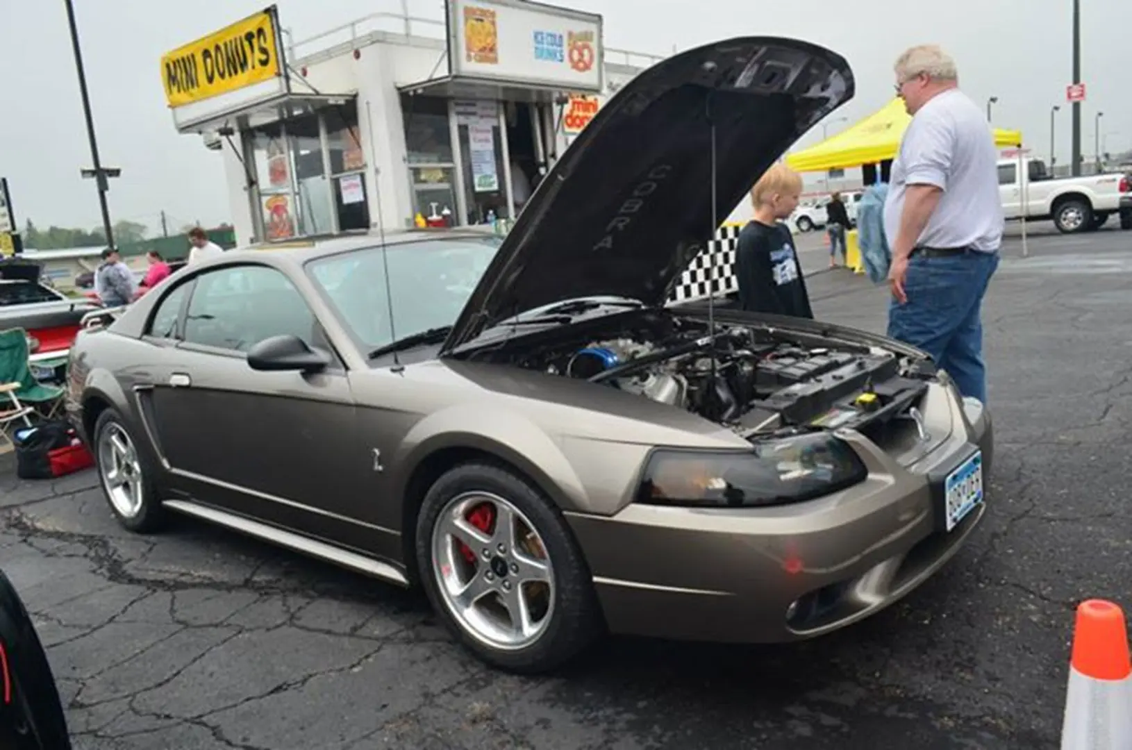 Classic Mustang on display
