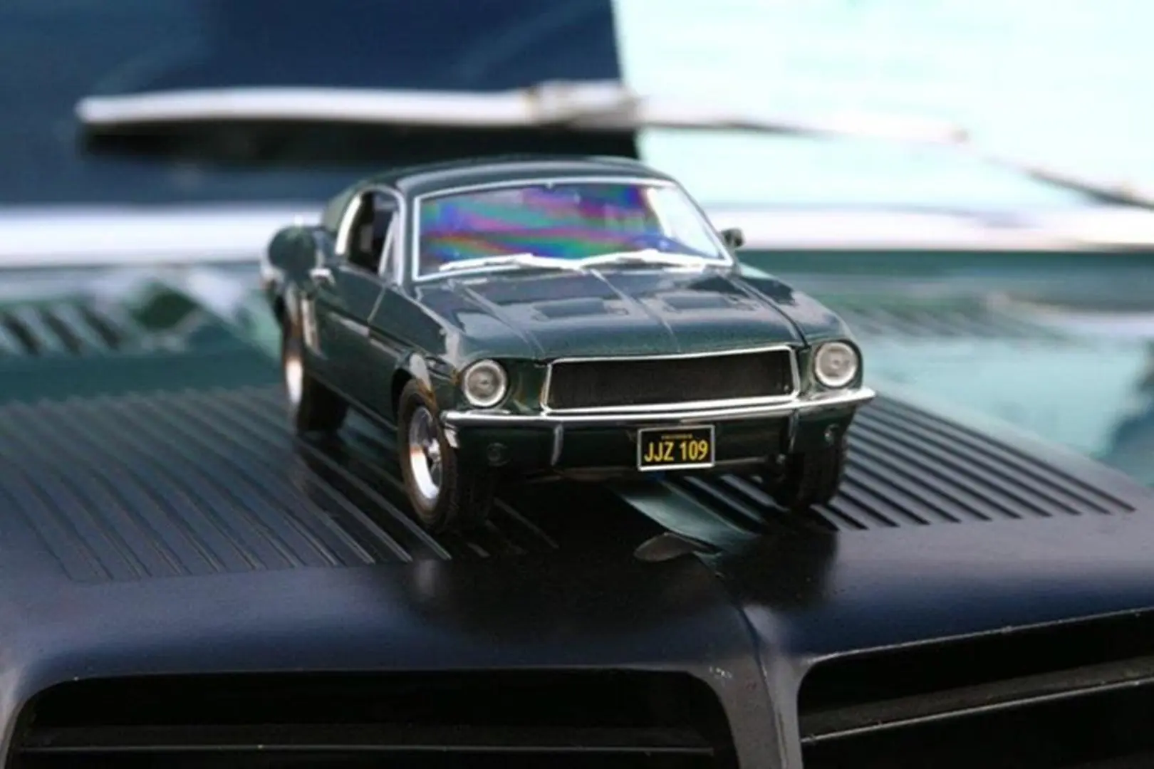 Classic toy car display