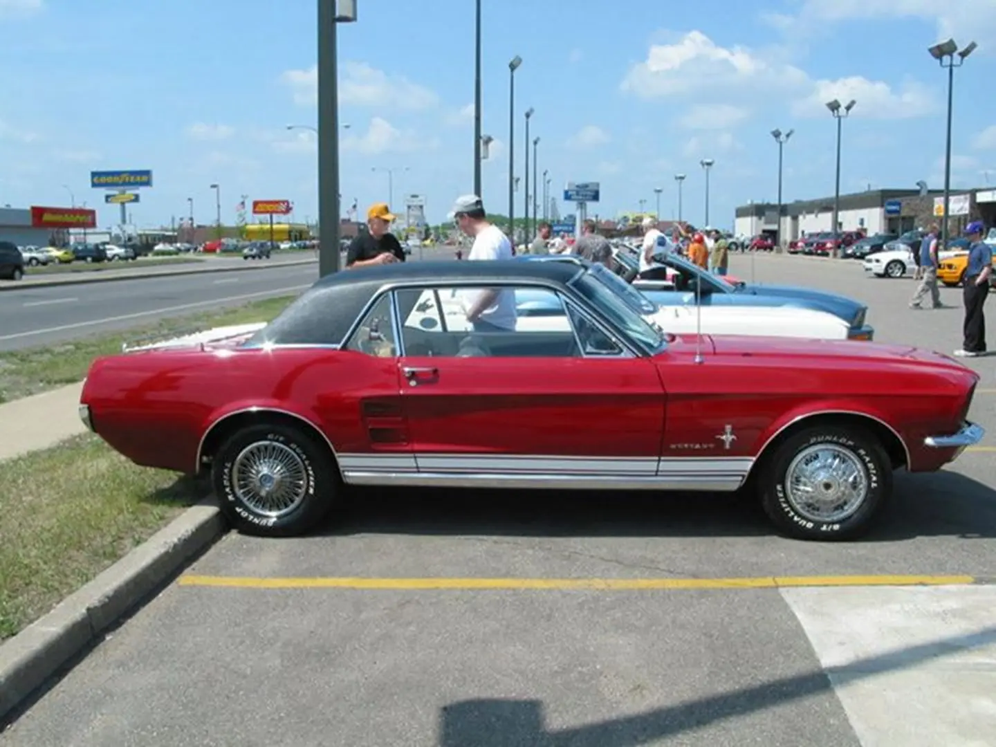 Classic car at a car show
