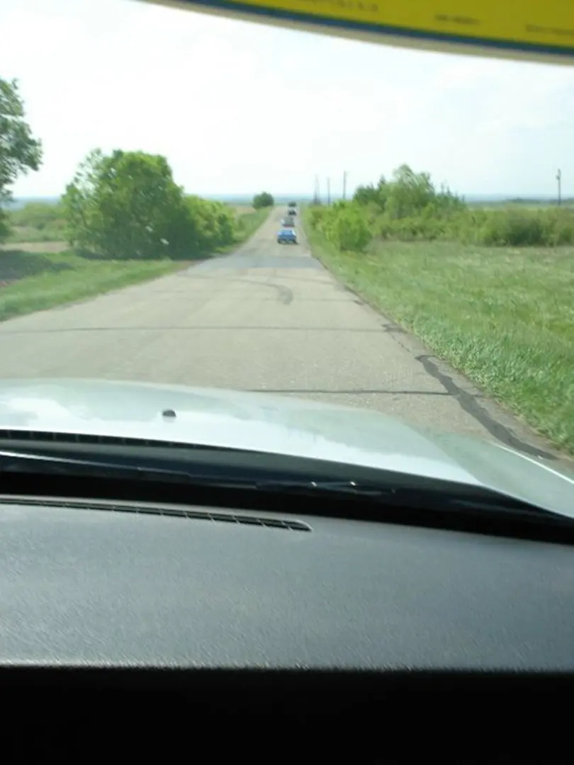 Road trip through scenic countryside
