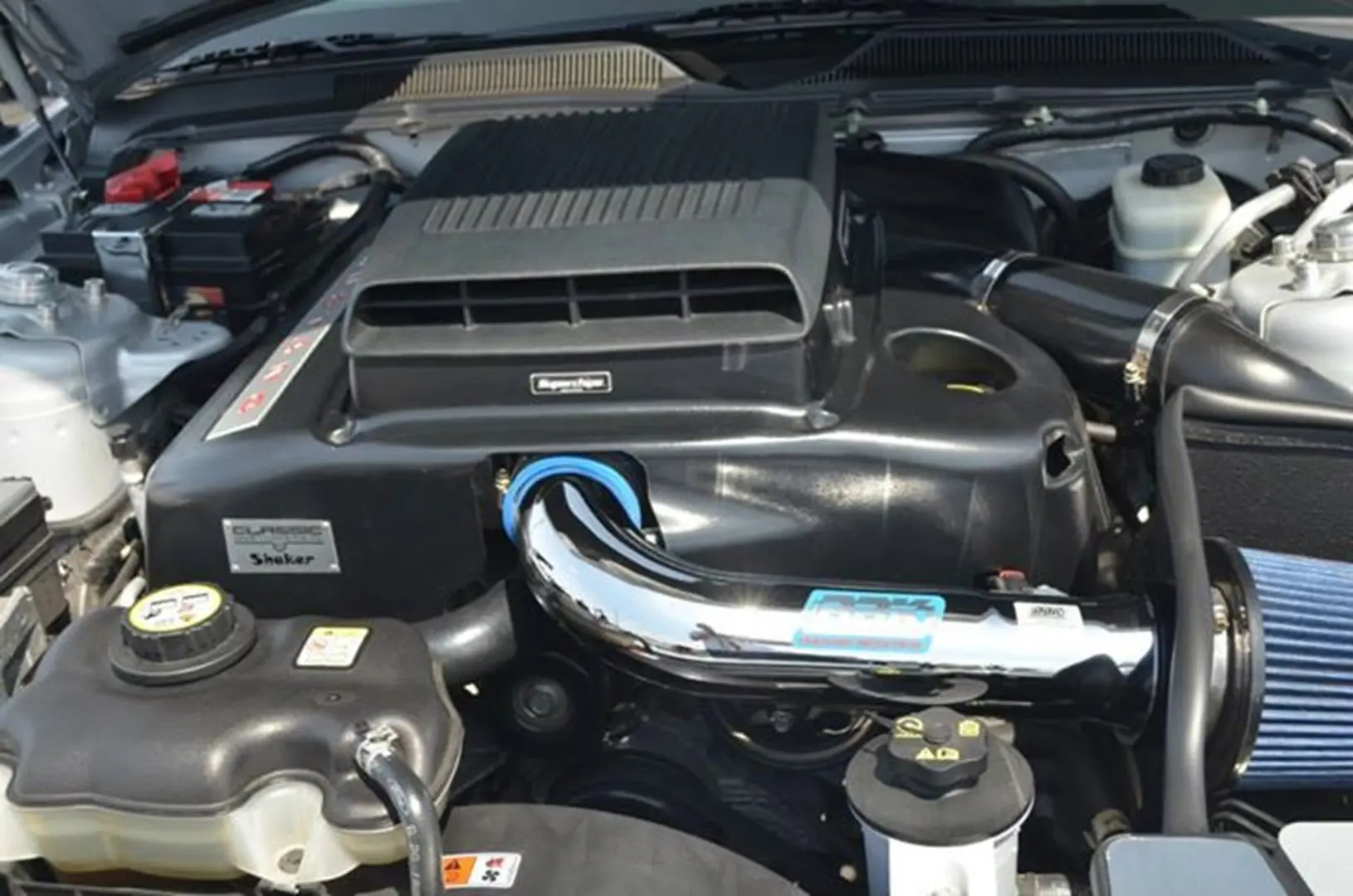 High-performance engine close-up