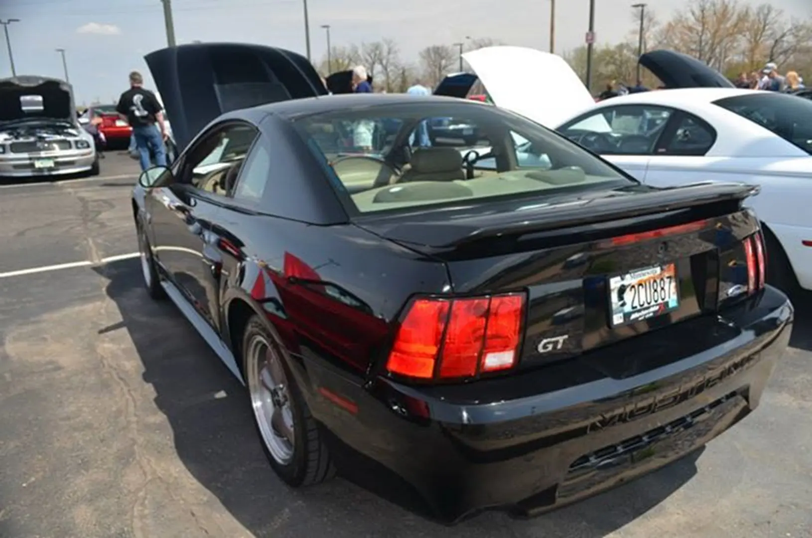 Shiny black GT with spoiler