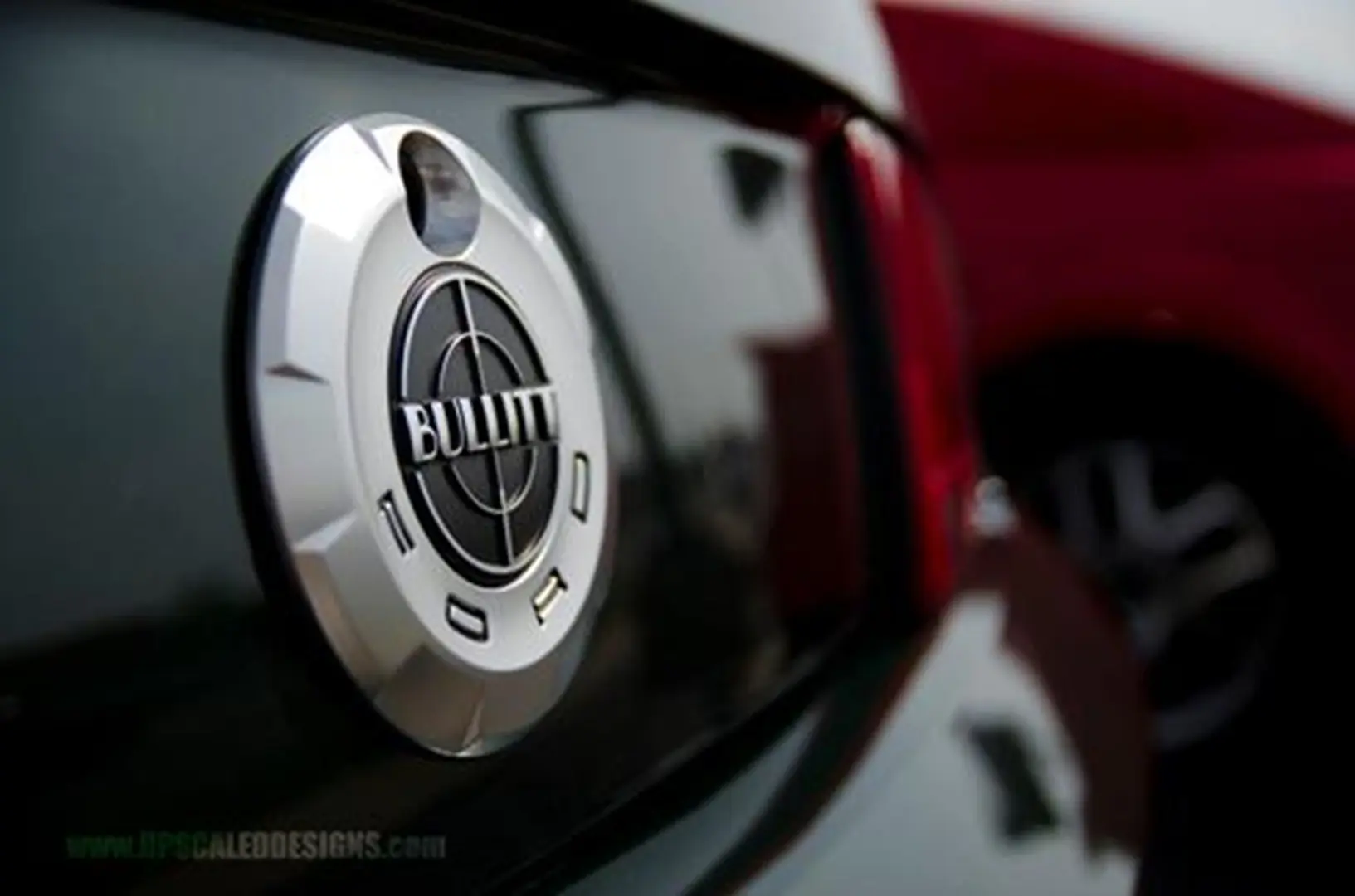Close-up of Bullitt badge