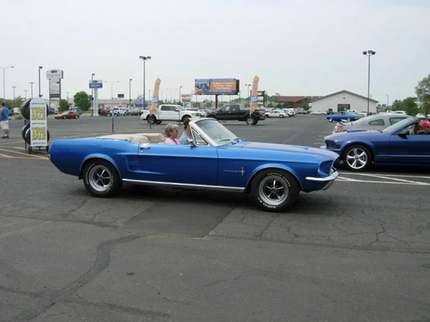 Vintage car parked outdoors