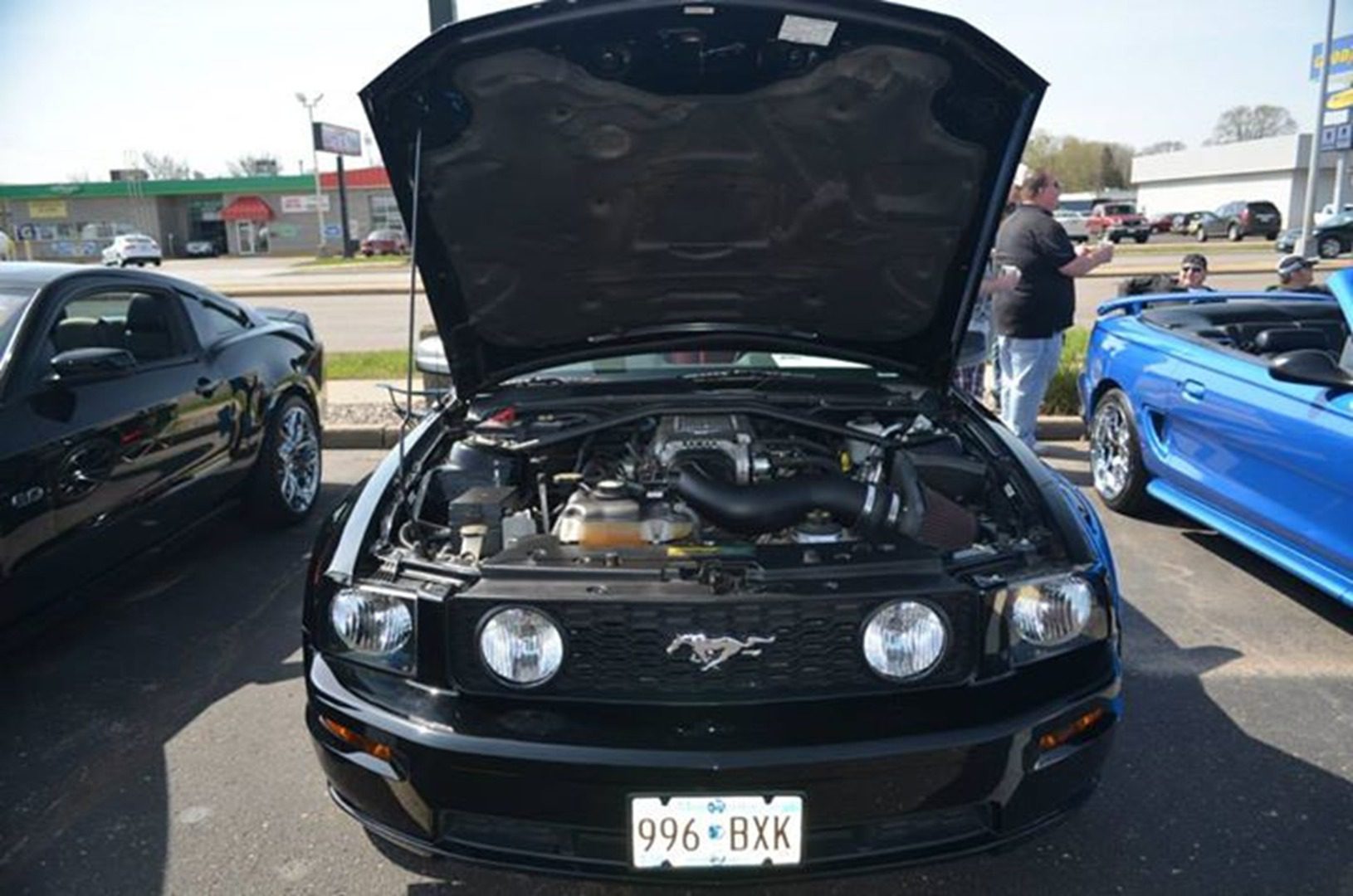 Car show with Ford Mustang