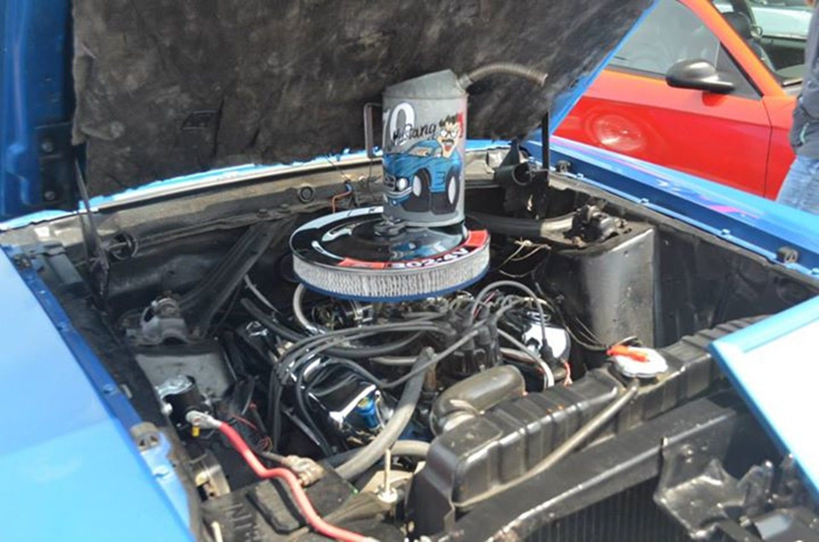 Vintage car engine details