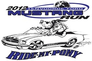 2012 Mustang Run event logo