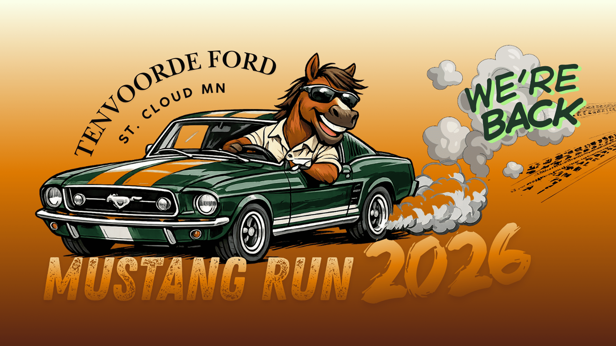 Mustang Run 2026 event poster